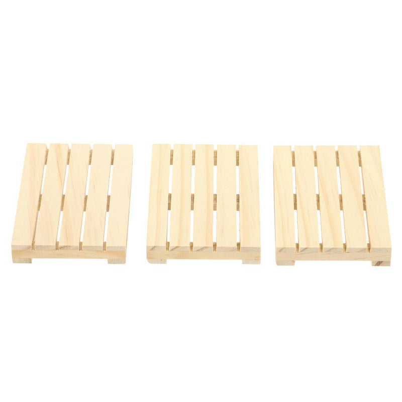 Desktop Ornament Insulation Mat Wooden Cushion Wood Coasters Beverage Cup Pad