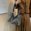 Women Leopard Pattern Crossbody Bag Female Large Capacity Designer Handbags