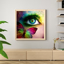5D DIY Diamond Painted Round Diamond Eye Series LD164