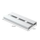 Wine Glass Rack Cabinet Stemware Holder Hanger Kitchen Organizer (White)