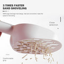 Cat Litter Scoop Kitty Litter Sifter Scoop with Caddy Holder (White+Grey) Newly