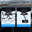 Car Phone Holder Phone Holder Rearview Mirror Stand One Button Lock For Tele