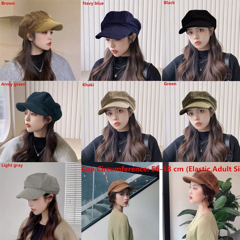 Graceful Fiddler Hat Octagonal Cap Artist Painter Hat Mariner Cap Beret Hat