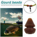 20pcs Fishing Beads Plastic Beads Round Fishing Stops Stopper Carp Fishing Gear