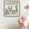 DIY Cute Cactus Mosaic Full Round Diamond Drawing Handmade Rhinestone Craft Gift
