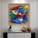 Magical Dragon Picture of Rhinestone Full Round Drill Diamond 5D DIY Mosaic
