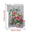 5D DIY Full Drill Diamond Painting Flowers Cross Stitch Craft Kit Home Wall A