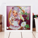 Diamond Painting Cartoon Girl Partial Special Drill Rhinestone Kit (EP004) Newly