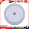 LED Light Sensor Control Night Light Round Bedroom Lamp (White)(US plug) Newly