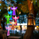 Solar Wind Chime Light, Changing Color, Angel Wind Bell Lamp, for Patio, Yard