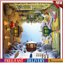 Full Embroidery Four Seasons DIY Cross Stitch Kits Stamped 11CT Needlework