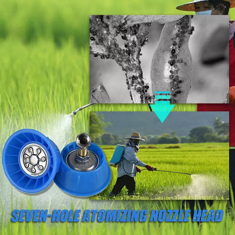 7 Holes High Pressure Watering Sprinkler Garden Irrigation Atomizing Nozzle Head