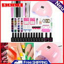 Practical Pro Salon Gel Nail Kits with UV LED Lamp Nail Dryer Art Machine T