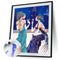 Oil Paint Lady By Numbers Coloring Picture Drawing