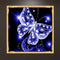 Butterfly Painting 5D Diamond Mosaic Embroidery DIY Cross Stitch Kit(Blue)