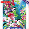 Bird on Branch Partial Oil Paint By Numbers DIY Handpainted Home Decoration Gift