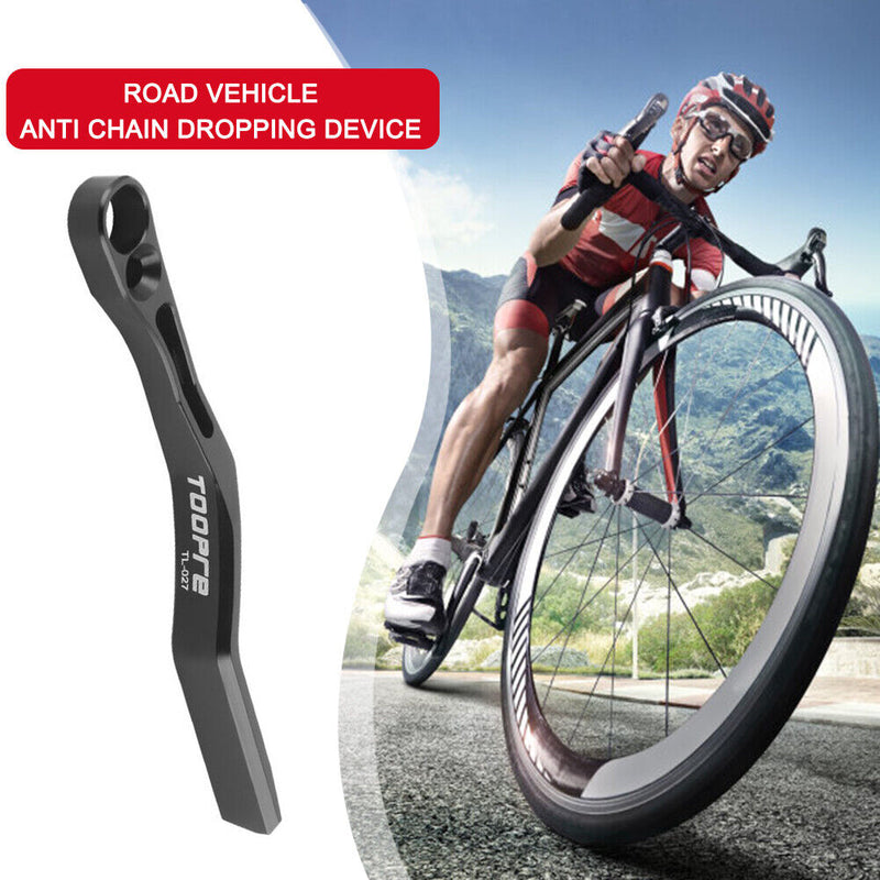 TOOPRE Road Bike Chain Guide Drop Catcher for 34-50T 36-52T 39-53T (Black)