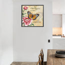 5D Diamond Painting Butterfly and Flower Full Round Drill DIY Art Crafts Mosa