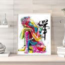 11CT Full Embroidery Kit Stamped Colorful Buddha Statue Cross Stitch Kits