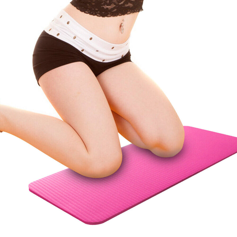 60x25cm Yoga Mat Non-slip Extra Thick Cushion for Beginner Fitness (Pink)