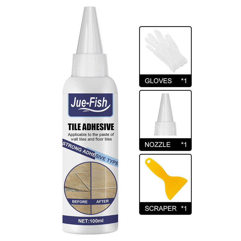 #A 100ml Tile Loose Adhesive Glue Set Household Wall Caulk Agent Floor Tile Repa