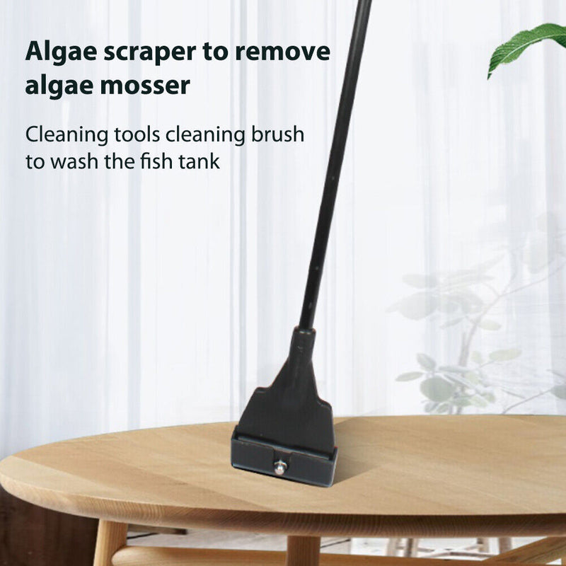 Aquarium Fish Tank Algae Scraper with 5 Blades Aquatic Water Plant Grass Cleaner