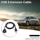 1m 3.28ft USB Male to Female Cable Extension Car Dash Mounting Universal Panel
