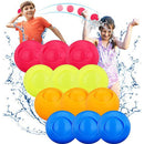 LYEAA 6pcs Water Bombs B?le, Reusable Water Combat Spray Ball, Self