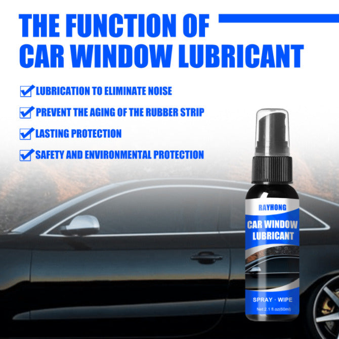 1Pc Car window lubricant track noise reduction car door rubber strip lubricating