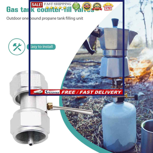 Copper American Gas Tank Filling Valve Gas Tank Refueling Adapter Outdoor Tool