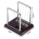 Newton's Cradle Metal Pendulum Ball Science Desk Table Decor Balance Steel P5E8