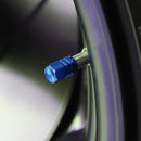 8pcs Aluminum Alloy Car Motorcycle Tire Valve Stem Caps Dust Covers (Blue) Newly