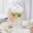 800ml Plastic Transparent Cold Kettle Large Capacity Beverage Container