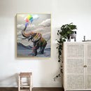 Animal Oil Paint By Numbers Kits Canvas DIY Home Decoration Kids Gift No Frame