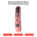 Anti-Slip Case Smart TV Remote Control Cover for LG MR21GA/MR21GC (Pink)