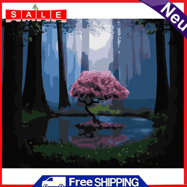 Oil Painting By Numbers Acrylic Paints Drawing Wall Art for Home Office Gift
