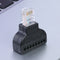 RJ45 Ethernet Male Plug to 8-Pin AV Screw Connector Adapter for CCTV Digital DVR