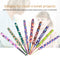 9pcs Soft Alumina Crochet Hooks Knitting Needle Set DIY Sewing Tools (B) Newly