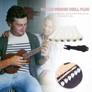 6pcs Cattle Bone Acoustic Guitar Bridge Pins w/ Pin Puller for Folk Guitar