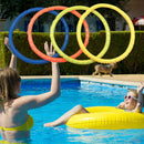 4pcs Kids Swimming Pool Throwing Rings Summer Underwater Play Water