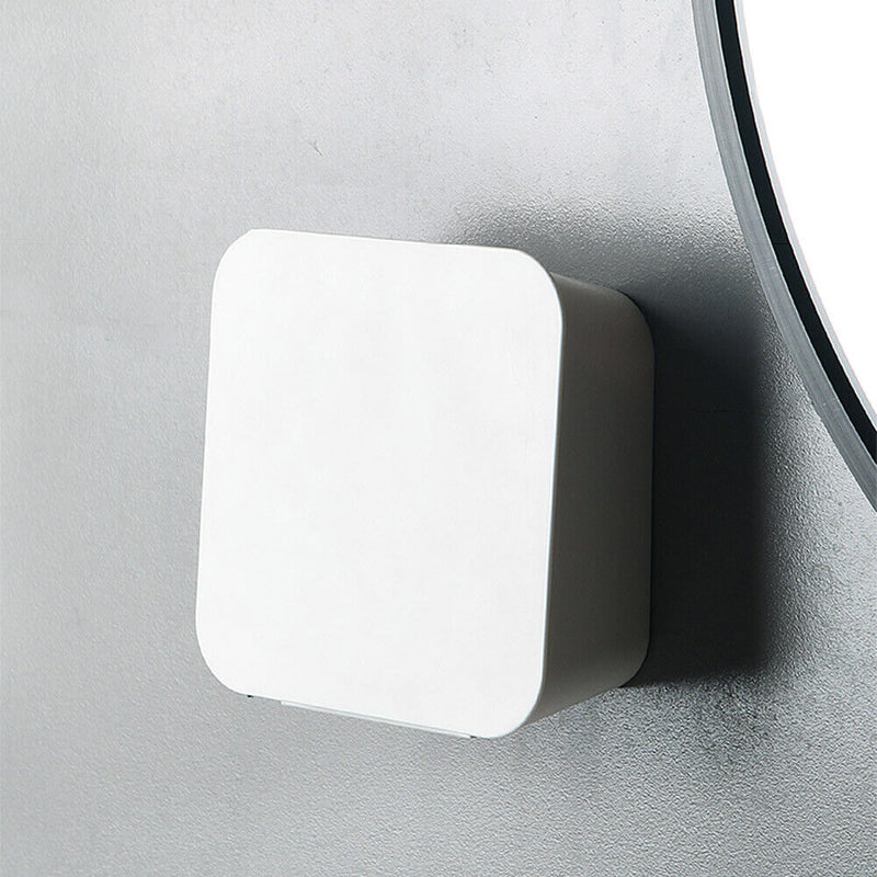 Waterproof Wall Mounted Cosmetic Cotton Swab Paper Box with Cover Dust-Proo