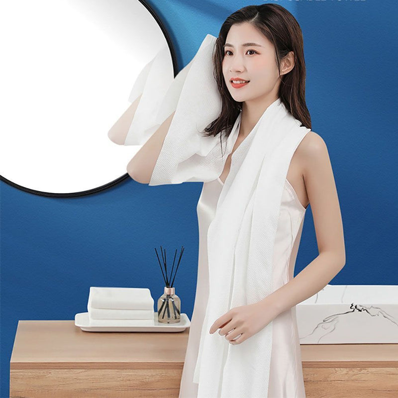 Essential ShowerTowel Quick-Drying Towels Cleaning Cloth Compressed Bath Towel