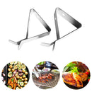 Thermometer Holdder Stainless Steel BBQ Probe Clamp Holder for Oven Grill