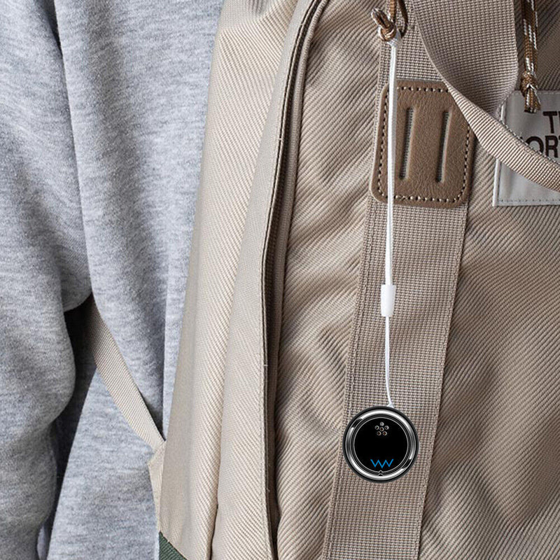 W8 Mini Tracking Device Bluetooth-compatible 4.0 Tag Key Finder (Black)