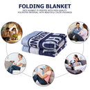 Flannel Letter Blanket, Soft Fleece Bed Throw Blankets for Couch, Sofa, Beddings