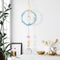 #A Crystal Hexagon Moon Chandelier Pendant Prism Wind Chime Car Hanging Home Dec