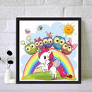 5D DIY Full Drill Diamond Painting Horse Birds Embroidery Mosaic Needlework Set