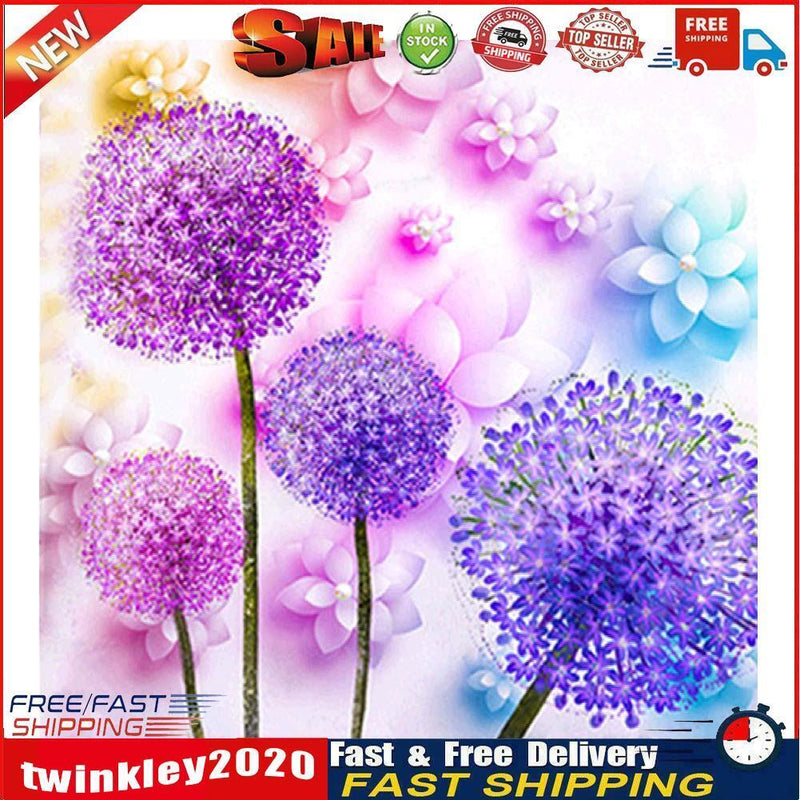 Dandelion 5D Full Diamond Painting Embroidery DIY Cross Stitch Home Decor Newly