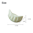 Cute Fork Holder Chopstick Rest Solid Ceramic Japanese style Dumpling Shape