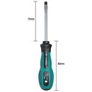 Insulated PP Handle Screwdrivers Electrician's Screw Driver (75mm/Straight)